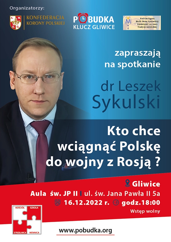 Dr Leszek Sykulski w Gliwicach!